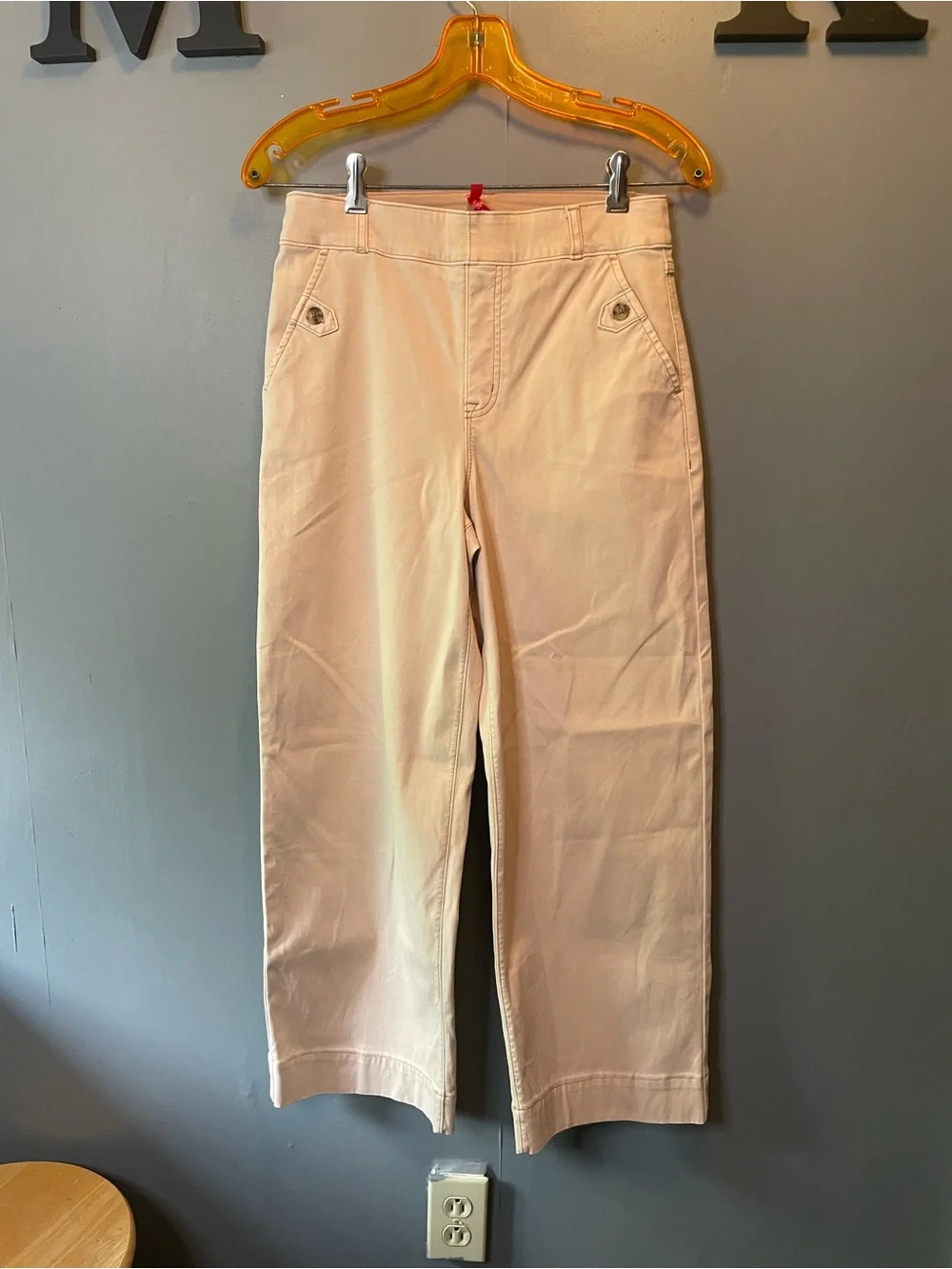 SPANX Stretch Twill Wide Leg Pants size medium - Picture 4 of 14